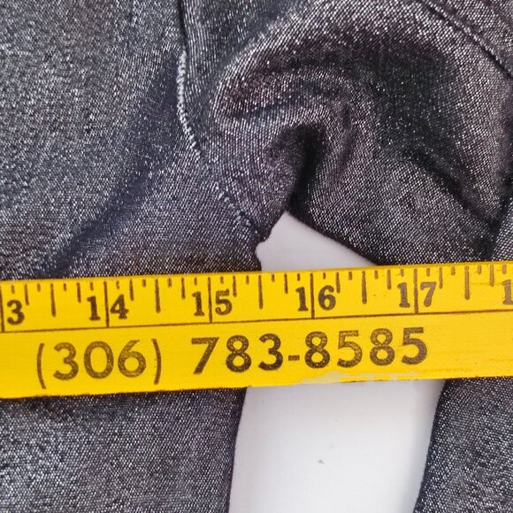 Guess Moto style jacket grey with metallic silver pattern women's size XS - Picture 10 of 11